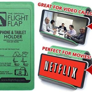 Flight Flap Phone & Tablet Holder, Designed for Air Travel – Flying, Traveling, in-Flight Stand, Compatible with iPhone, Compatible with Android and Compatible with Kindle Mobile Devices (Original)